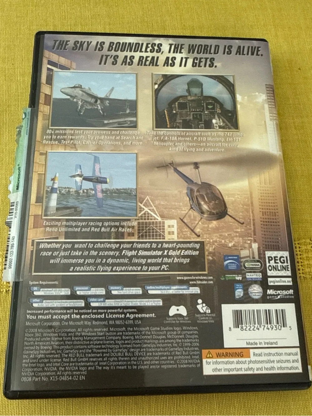Microsoft flight simulator
